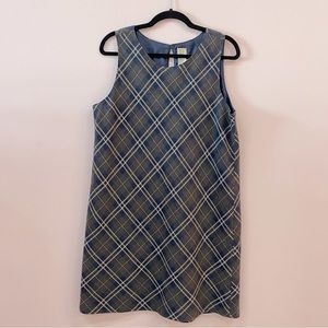 GAP Vintage Plaid Jumper Dress